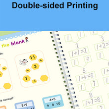 Load image into Gallery viewer, Magic Writing Practice Book - Magic Writing Book Model Number: Kids Magic Practice Book For age: 3-8 Years Reusable:: Magic book Montessori toys2