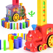 Load image into Gallery viewer, Domino Toy Train For Children transparent2 red