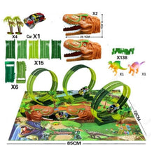 Load image into Gallery viewer, Children Track Racing Simulation Animal Dinosaur Toy - Applicable age: 3 years old 4 years old 5 years old 6 years old 7 years old 8 years old 9 years old Applicable gender: 8