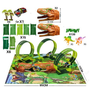 Children Track Racing Simulation Animal Dinosaur Toy