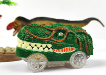 Children Track Racing Simulation Animal Dinosaur Toy - Applicable age: 3 years old 4 years old 5 years old 6 years old 7 years old 8 years old 9 years old Applicable gender: 5