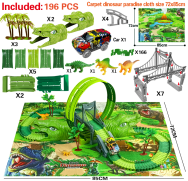 Children Track Racing Simulation Animal Dinosaur Toy