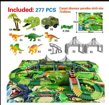 Load image into Gallery viewer, Children Track Racing Simulation Animal Dinosaur Toy - Applicable age: 3 years old 4 years old 5 years old 6 years old 7 years old 8 years old 9 years old Applicable gender: 3