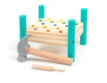 Load image into Gallery viewer, Montessors Nail Toy P.65 Hammer Table6