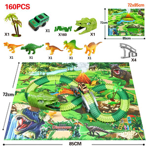Children Track Racing Simulation Animal Dinosaur Toy