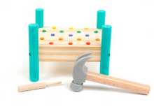 Load image into Gallery viewer, Montessors Nail Toy P.65 Hammer Table4