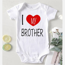Load image into Gallery viewer, Baby Romper Love Brother White - Baby Clothes 3 6 Months.Material: Cotton. Season: Four Seasons. Gender: Unisex. Age Range: 3-24m. Pattern Type: Letter. Department Name: Baby. 