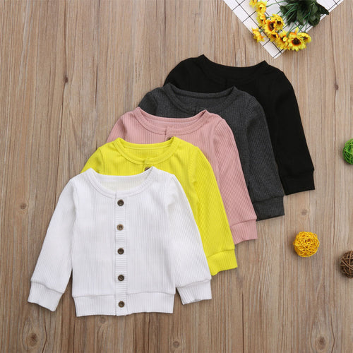 Baby Spring Autumn Cardigan. Model Number: Cardigan  Material: Cotton & Polyester  Gender: Unisex  Fabric Type: Woollen  Sleeve Length(cm): Full  Collar: O-Neck.