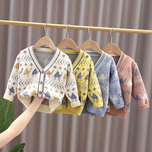 Autumn Kids Sweater - Whole Pullover Baby Clothes. Style: Casual Sleeve Style: Regular Sleeve Length(cm): Full Size: 80-90-100-110-120 Season: Winter, Autumn Material: Nylon, Cotton5