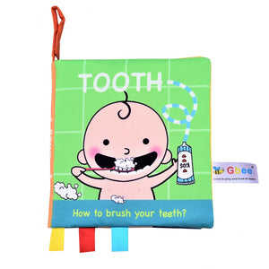 Baby Sensory Cloth Book - Baby Touch and Feel Books Montessori Toy: Animal Story Quiet Book Baby Kids Fabric Books: Early Learning Educational Cloth Book 0-12 2