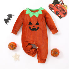 Load image into Gallery viewer, Pumpkin Grimace Halloween Baby Romper