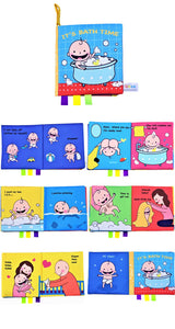 Baby Sensory Cloth Book - Baby Touch and Feel Books Montessori Toy: Animal Story Quiet Book Baby Kids Fabric Books: Early Learning Educational Cloth Book 0-12 13