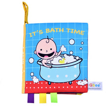 Load image into Gallery viewer, Baby Sensory Cloth Book - Baby Touch and Feel Books Montessori Toy: Animal Story Quiet Book Baby Kids Fabric Books: Early Learning Educational Cloth Book 0-12 1