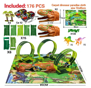 Children Track Racing Simulation Animal Dinosaur Toy