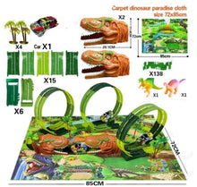 Load image into Gallery viewer, Children Track Racing Simulation Animal Dinosaur Toy