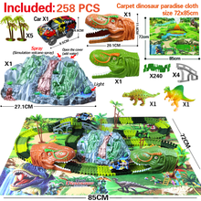 Load image into Gallery viewer, Children Track Racing Simulation Animal Dinosaur Toy