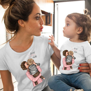 Mom and Daughter T-shirt from Laudri Shop