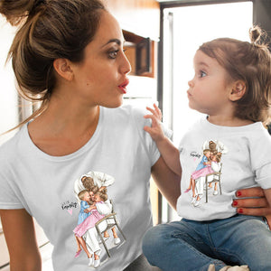 Mom and Daughter T-shirt from Laudri Shop