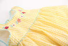 Load image into Gallery viewer, Sleeveless Yellow Dress Duck Pattern - Yellow Baby Dress2