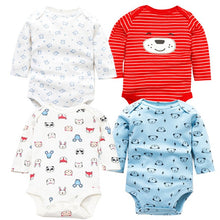 Load image into Gallery viewer, 4 PCS/LOT Cotton Baby Bodysuit Long Sleeve from Laudri Shop7