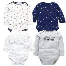 Load image into Gallery viewer, 4 PCS/LOT Cotton Baby Bodysuit Long Sleeve from Laudri Shop