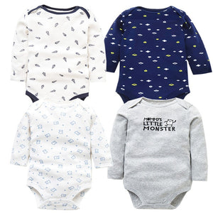 4 PCS/LOT Cotton Baby Bodysuit Long Sleeve from Laudri Shop