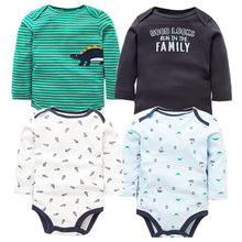 Load image into Gallery viewer, 4 PCS/LOT Cotton Baby Bodysuit Long Sleeve from Laudri Shop12