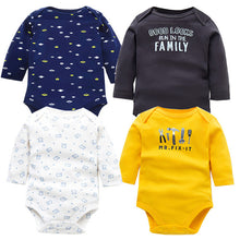 Load image into Gallery viewer, 4 PCS/LOT Cotton Baby Bodysuit Long Sleeve from Laudri Shop