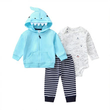 Load image into Gallery viewer, Cotton Long Sleeve Hooded Jacket Pant Rompers6