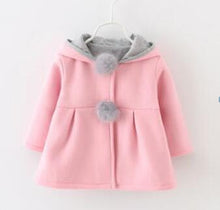 Load image into Gallery viewer, Baby Girls Coat Winter-Spring - Baby Girl Winter Coat 6-12 Months. Item Type: Outerwear &amp; Coats. Outerwear Type: Jackets. Fabric Type: Corduroy. 