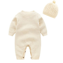 Load image into Gallery viewer, Lovely Baby Girls/Boys Knitted Jumpsuit (with cap) from Laudri Shop