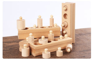 Montessori Educational Cylinder Socket Blocks Toy from Laudri Shop 