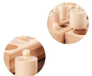 Montessori Educational Cylinder Socket Blocks Toy from Laudri Shop 