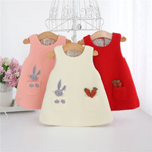 Load image into Gallery viewer, Autumn Baby Girls Dress Rabbit - Baby Girls Dresses | Laudri Shop
