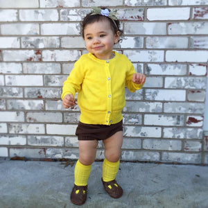 Baby Spring/Autumn Cardigan from Laudri Shop yellow3
