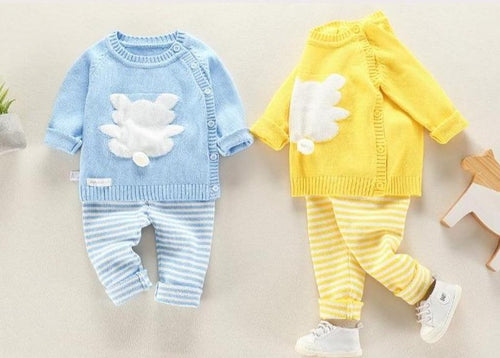 Baby Knitted Sweater and Pants - Knitted Baby Pants Free Pattern. Material: Cotton. Fabric Type: Jersey. Sleeve Style: REGULAR. Collar: O-Neck. Gender: Unisex. Material Composition: cotton.