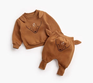Baby Cartoon Clothing Set | Baby Clothing Set deer baby clothing set
