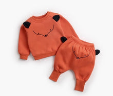 Load image into Gallery viewer, Baby Cartoon Clothing Set | Baby Clothing Set deer clothing set red