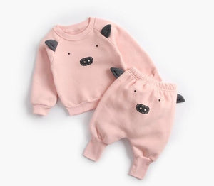 Baby Cartoon Clothing Set | Baby Clothing Set pig baby clothing set