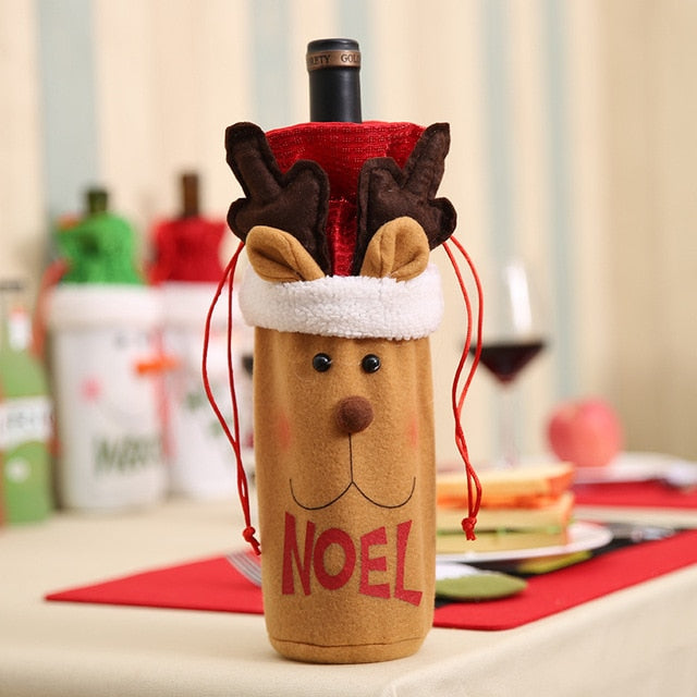 Santa Claus Cover for Wine Bottle