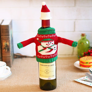 Santa Claus Cover for Wine Bottle