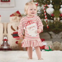 Load image into Gallery viewer, Christmas Dress For Girls - Toddler Girl Christmas Dress. Material: Polyester, Cotton  Dresses Length: Knee-Length  Style: Casual  Decoration: Appliques  Silhouette: Straight 7
