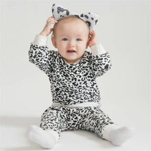 Load image into Gallery viewer, Leopard Baby Clothing Set Winter. Style: Casual. Fabric Type: Combed Cotton. Sleeve Style: REGULAR. Collar: O-Neck. Gender: Unisex. Sleeve Length(cm): Full. Pattern Type: Print 