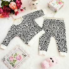 Load image into Gallery viewer, Leopard Baby Clothing Set Winter. Style: Casual. Fabric Type: Combed Cotton. Sleeve Style: REGULAR. Collar: O-Neck. Gender: Unisex. Sleeve Length(cm): Full. Pattern Type: Print 1