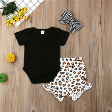 Load image into Gallery viewer, Leopard Baby Clothing Set Winter. Style: Casual. Fabric Type: Combed Cotton. Sleeve Style: REGULAR. Collar: O-Neck. Gender: Unisex. Sleeve Length(cm): Full. Pattern Type: Print 9