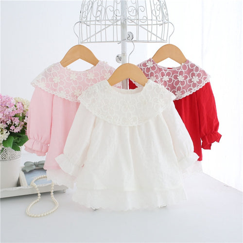 Lace Embroidery Baby Dress White - Baby White Lace Dress1