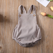 Load image into Gallery viewer, Unisex Baby Romper Gray - Baby Neutral Clothes4
