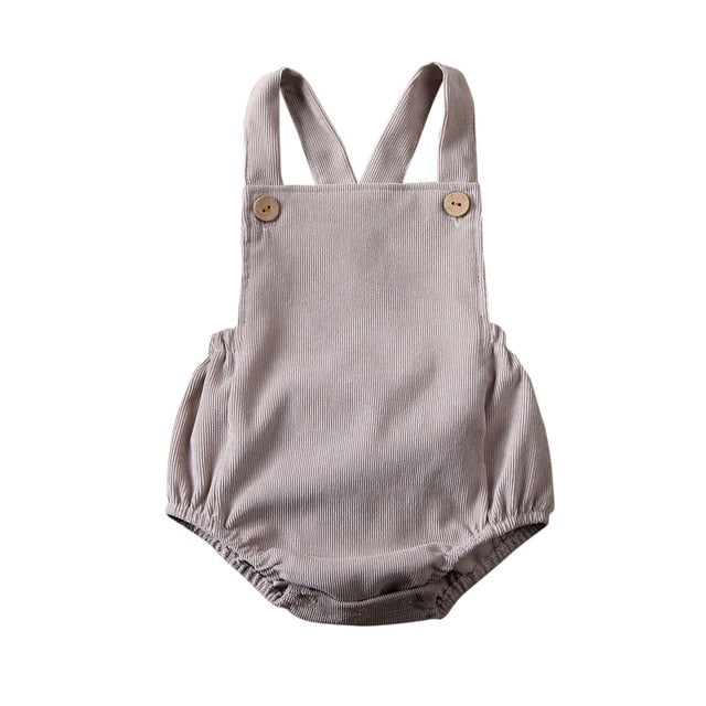 Unisex Baby Romper Gray - Baby Neutral Clothes3