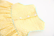 Load image into Gallery viewer, Sleeveless Yellow Dress Duck Pattern - Yellow Baby Dress1