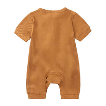 Load image into Gallery viewer, Summer Baby Romper - Baby Rompers Unisex. Material: Cotton Gender: Unisex Age Range: 3-24mPattern Type: Solid Collar: O-Neck Item Type: Rompers1